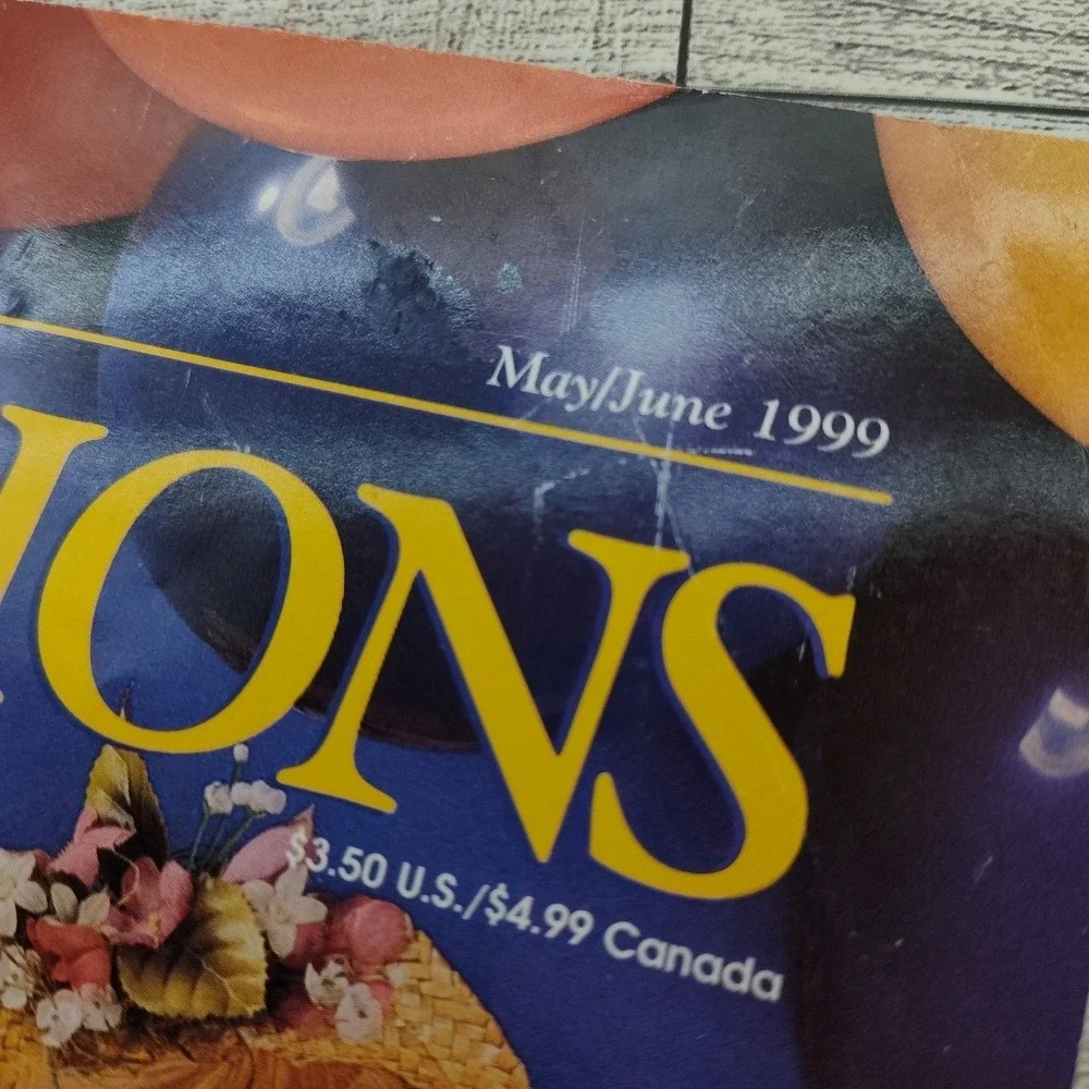 Crafting‎ Traditions May June 1999 Vintage Craft Magazine Patterns 90s Projects